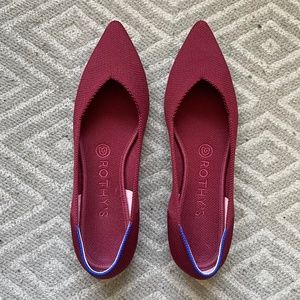 Rothy's Point Cinnamon Size 8 *retired color*